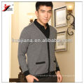 camisa masculina colar cashmere tricô cardigan OEM